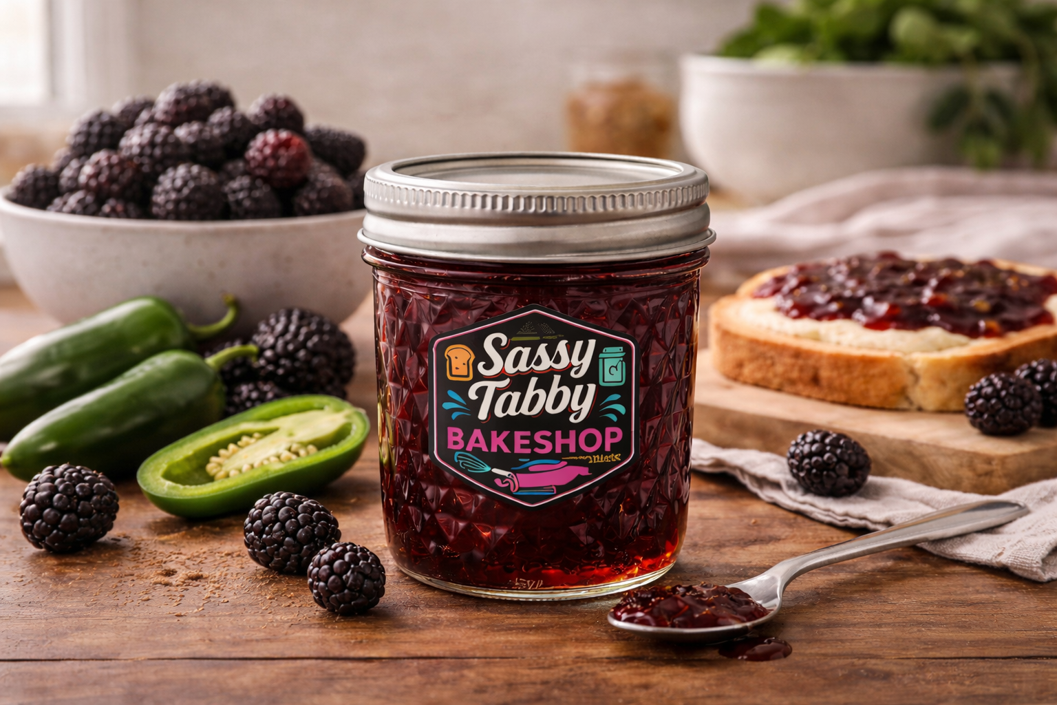 BlackBerry Jalapeño Jam